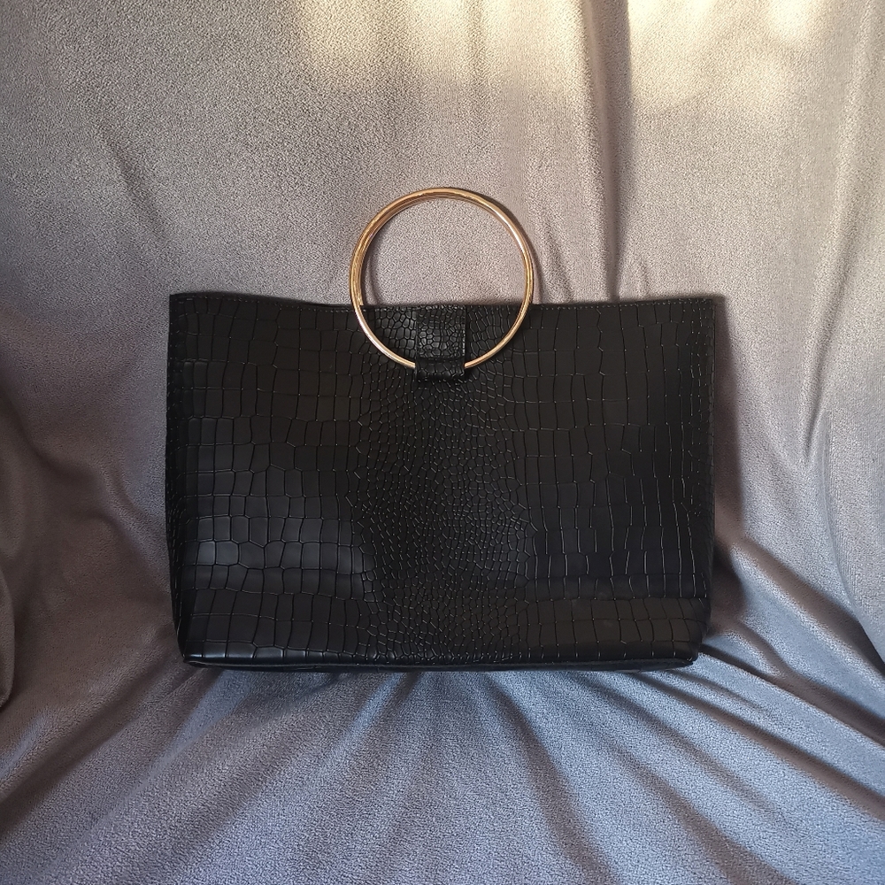 Black Small Tote Bag